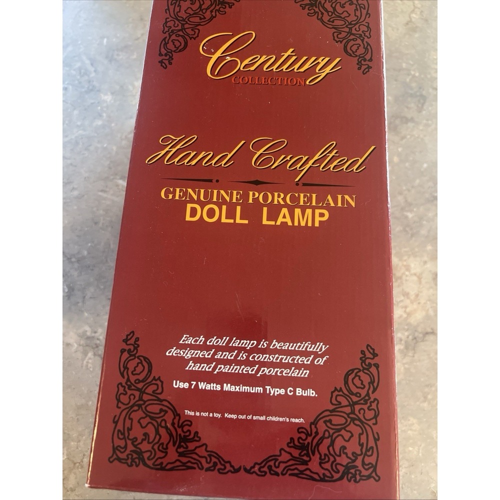 Century Collection Genuine Porcelain Doll Lamp - Picture 5 of 6